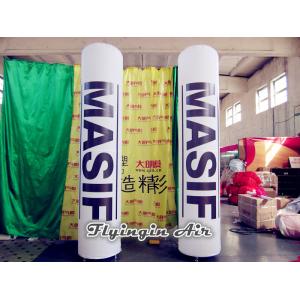 Customized White Printing Inflatable Column with Logo for Advertisement