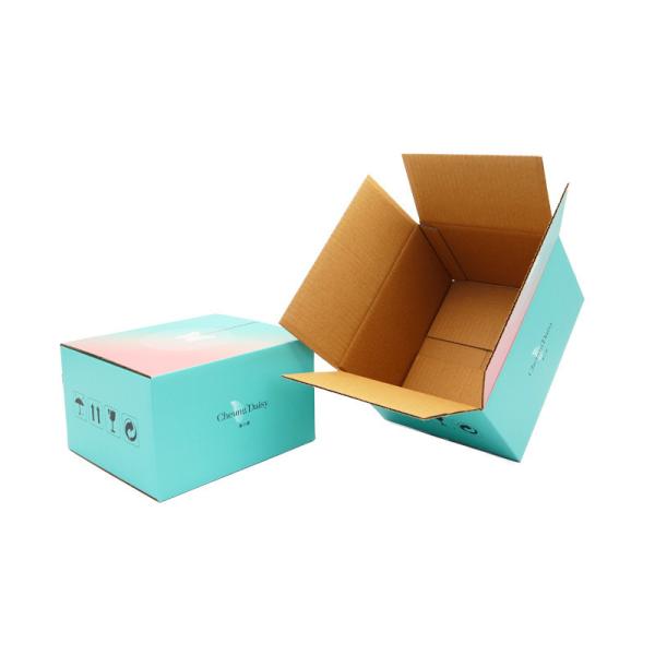 Cheap Corrugated Cardboard Shipping Cartons with Color Printing Matt Lamination and Custom Size Accepted for sale