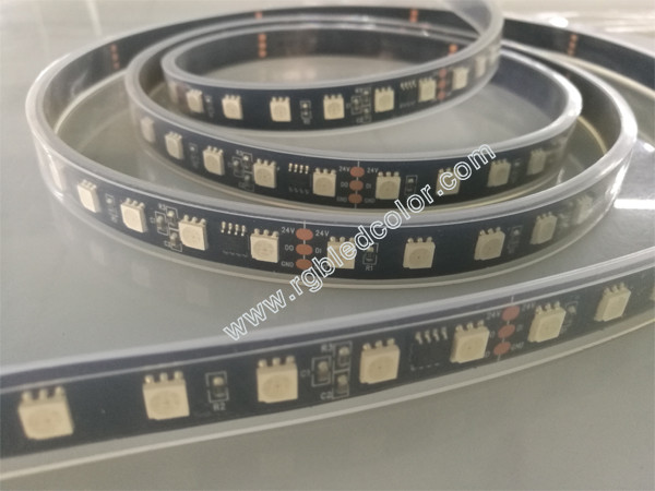dc24v digital rgb pixel light ws2811 led strip 72led per m