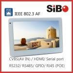 Embedded Wall Intelligent Home Control Touch Panel With POE Temperature Sensor