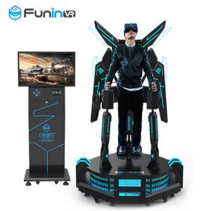 China Excited Standing Up VR Flight Simulator Virtual Reality Simulation Rides on sale