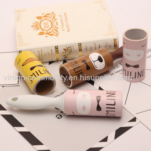 Customized print promotional adhesive lint roller with refills