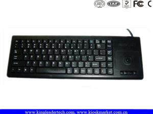 China Plastic Integrated Industrial Computer Keyboard Built With Laptop Style Key And Trackball on sale