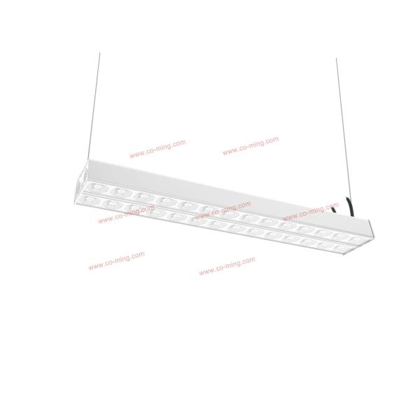 6500K Suspended 20w X 2 LED Linear Lighting 6000lm ROHS