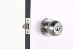China Key Lock Cylinder Double Sided Door Knob Entrance C series 70mm Backset on sale