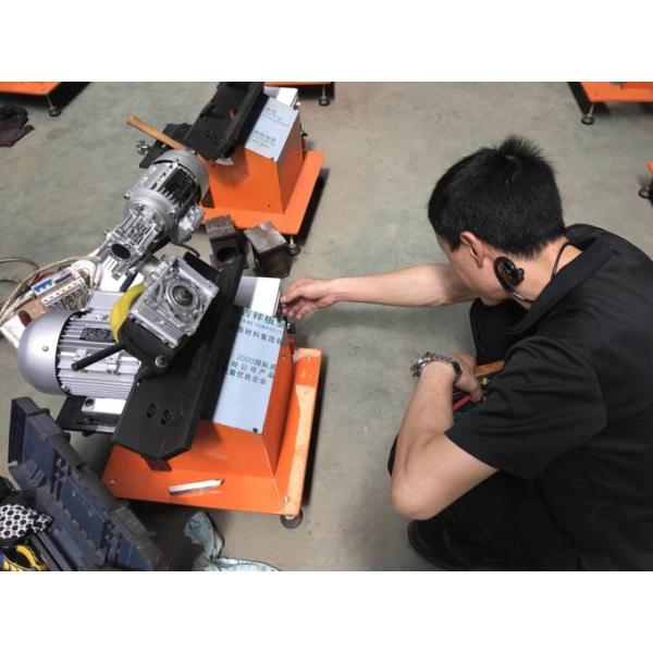 Low Noise Portable Plate Edge Milling Machine Smooth Cutting Simple Operation