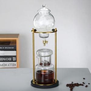 Quality 6 and 8 cups Borosilicate Glass Cold Brew Dutch Coffee Maker Iced Coffee Maker wholesale