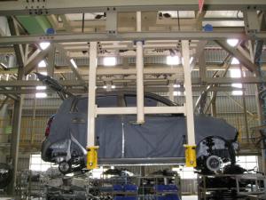 Quality Vehicle Automobile Automotive Assembly Line , Sedan / Car Manufacturing Equipment wholesale