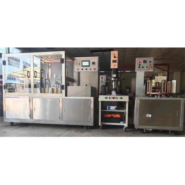 Gable Top Carton Automatic Cartoning Machine Heat Sealing Safety with Emergency Stop Button