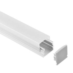 China Wall Surface Mount LED Channel Anodized Aluminium Profile For LED Strip Lighting on sale