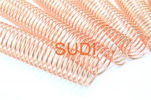 Quality 7/8 Electroplated Metal Spiral Coil Binding Spines For Loop Leaf Coil Book wholesale