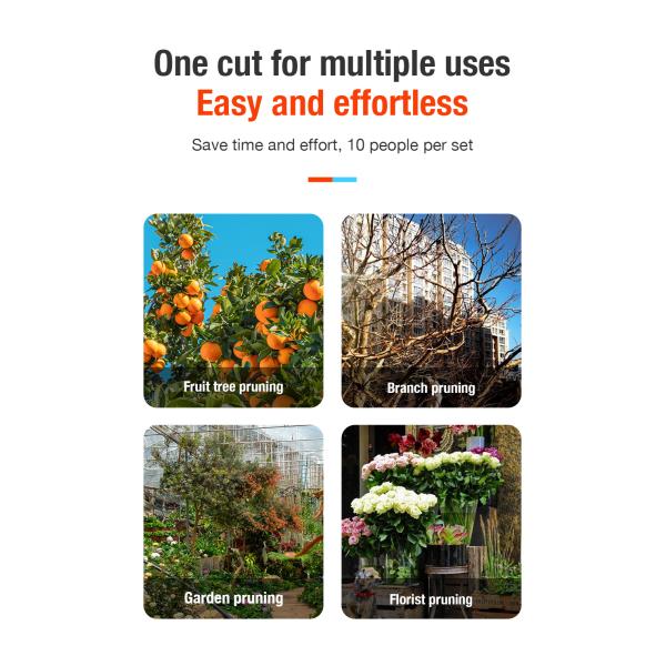 Swansoft Electric Ratchet Loppers Cordless Pruning Shears Cordless Electric Pruning Shears