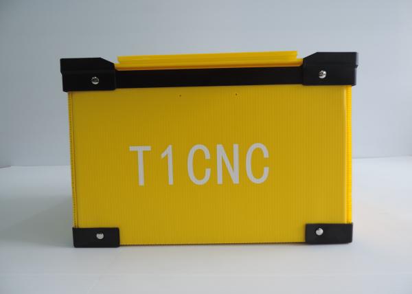 Cheap Stackable Corrugated Plastic Packaging Boxes , Corrugated Plastic Box With Lid Handle for sale
