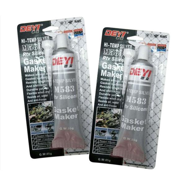 6g/Cm3 High Temperature Resistance Grey RTV Gasket Maker Silicone For Gap Filling