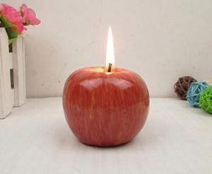 China Christmas Apple Candle, Uique Fruit Candle, Paraffin Wax Candle on sale