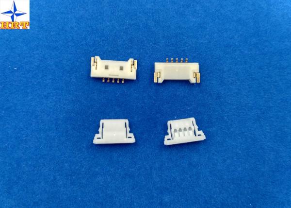 Cheap 1.25mm Pitch usb Circuit Board Wire Connectors With Lock Structure PA66 / LCP Material for sale