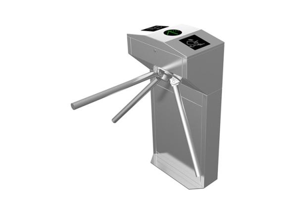 Cheap Vertical Tripod Half Height Turnstile Bar Code Reader Card Reader Ticket Solution for sale