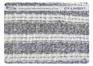 Dramatic Charming Stretch Lace Fabric For Shirt Bag , Polyester Spandex Fabric CY-LW0017