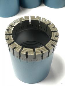 Quality NTW Thin Wall Turbo Type Double Tube Diamond Core Bit , Diamond Drill Bit wholesale