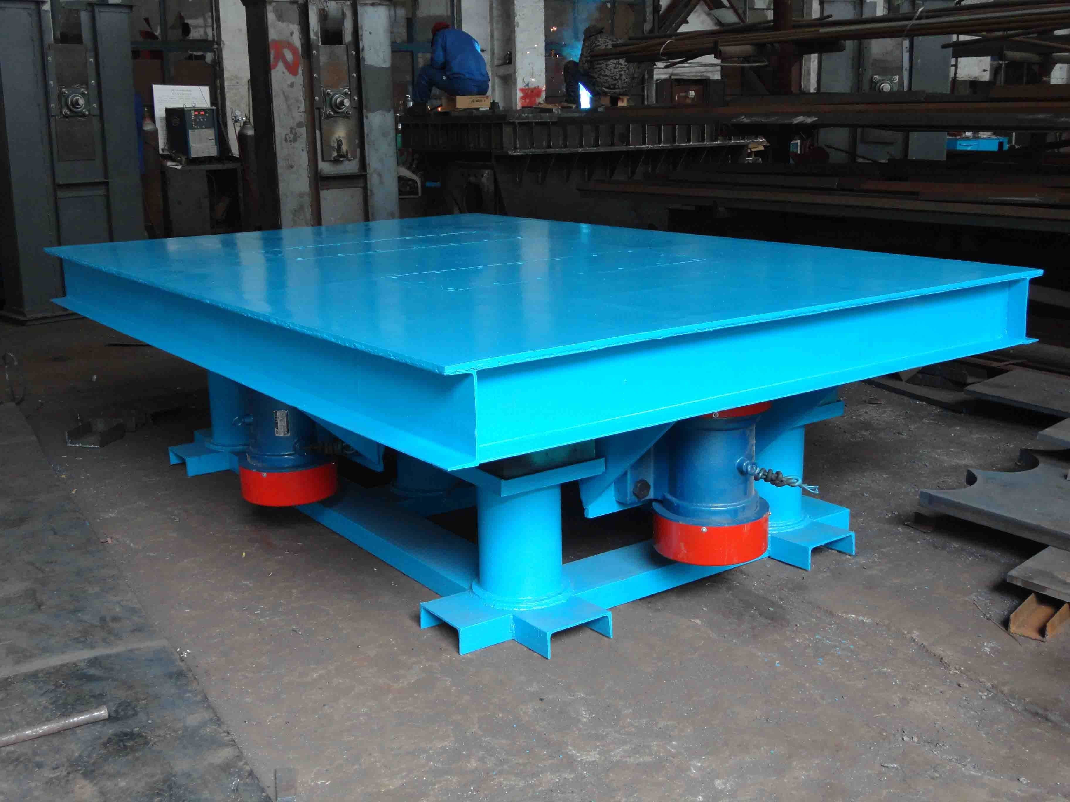 Quality Interlock Tile Making Vibrating 2860 time/m Concrete Shaker Table wholesale