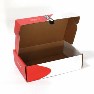 China Custom Corrugated Boxes Custom printed logo rectangular box foldable packaging box on sale