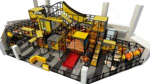 Quality Space Theme Indoor Playground Equipment with LED Effects wholesale