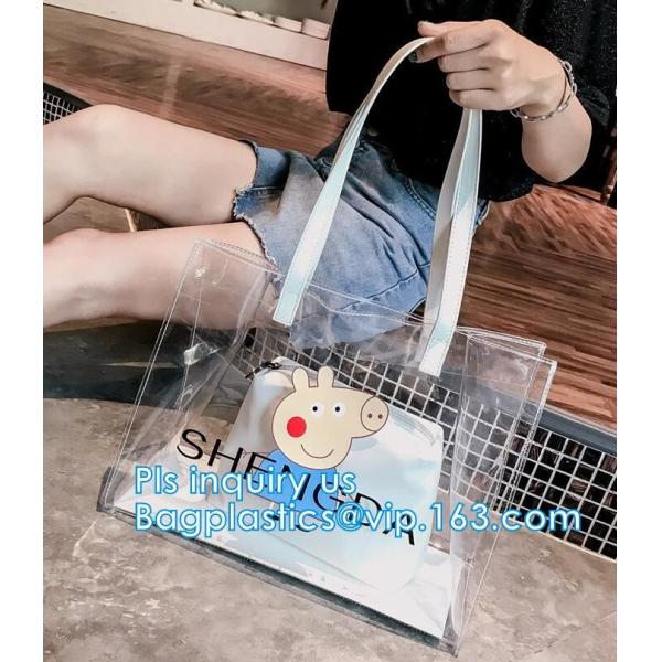Customized Design Shiny PVC Handbags, summer beach jelly candy handbag, hot candy bag silicone jelly handbag trendy fash