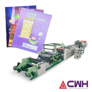 Quality 430mm Exercise Book Making Machine With 2 Colors Flexo Printing wholesale