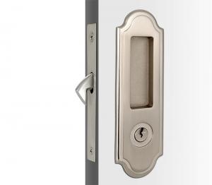 Quality Residential Mortise Metal Sliding Door Locks Satin Nickel Finishing wholesale
