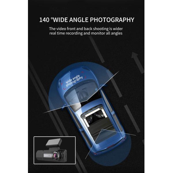 30fps 170 Degree Wide Angle Dash Camera Night Vision G Sensor Car Camera Driving Video Recorder