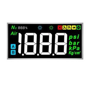 Quality 4 Digit 7 Segment Color VA LCD Display With Silk Printing Custom Design wholesale