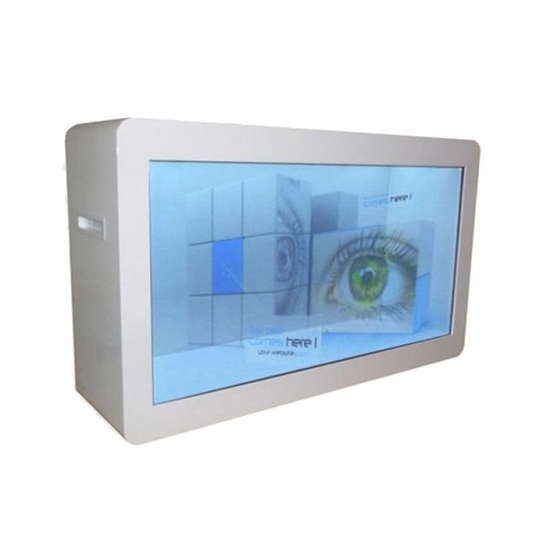 Video Advertising Player Transparent Monitor Display , 22 Inch Transparent Lcd Touch Screen