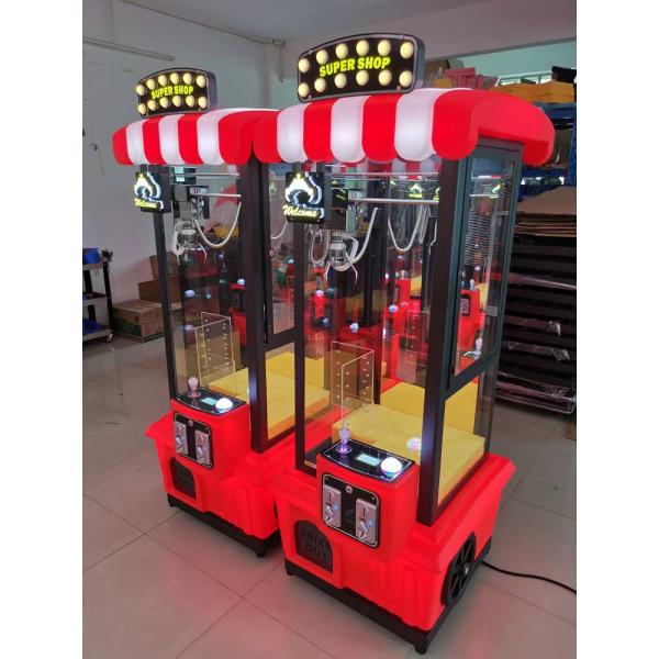 New Hot Sale Playfun Super Shop Mini Crane Claw Machine Coin-operated Game Toy Grab Machine