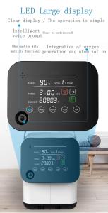 1 - 7L Oxygen Concentrator Adjustable With Big LED Screen