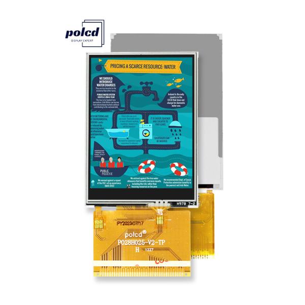 Cheap Polcd 2.8 Inch Full Viewing Angle TFT LCD Touch Screen Sunlight Readable IPS Panel for sale