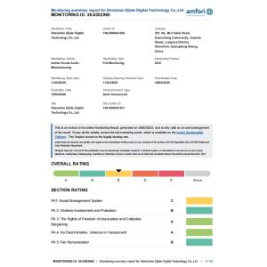 Shenzhen Ejiale Digital Technology Co., Ltd. Certifications