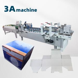 Quality 1100 Model Automatic 46 Corner Folder Gluer Press Semi Auto Folder Gluer Machine with PLC wholesale