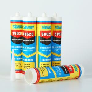 Strong Adhesion Rtv Acetoxy Silicone Sealant Multipurpose Excellent Elasticity