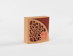 Quality Chocolate Candy Cookie Packaging Boxes Rectangular Brown Cardboard Food Boxes wholesale