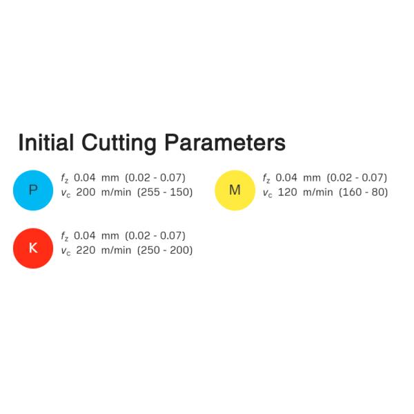 CNC Milling Inserts Wc-Co PVD Coating HY327R06-12220-R1.1 HYB208A Stainless Steel And Difficult-to-machine Materials