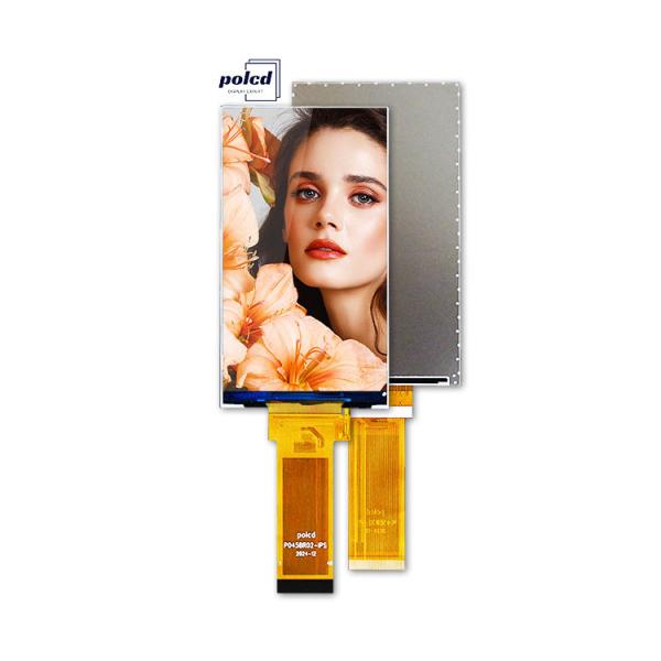 Cheap Polcd 4.5 Inch TFT LCD Module 480*854 Resolution 300 Nits RGB 24bit Interface 4.5" LCD Display for sale