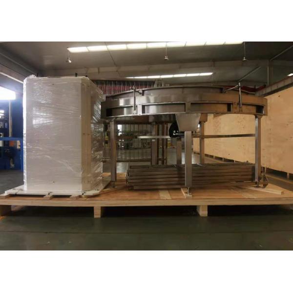 Packing Line 0.75Kw Curve Palletizing Conveyor For Robot Stainless Steel