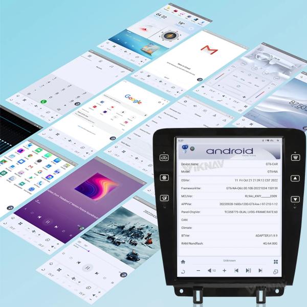 12.1 Inch Touch Screen Car radio For 2009--2013 Ford Mustang GPS Navigation Multimedia Player Wireless Carplay BT 4G