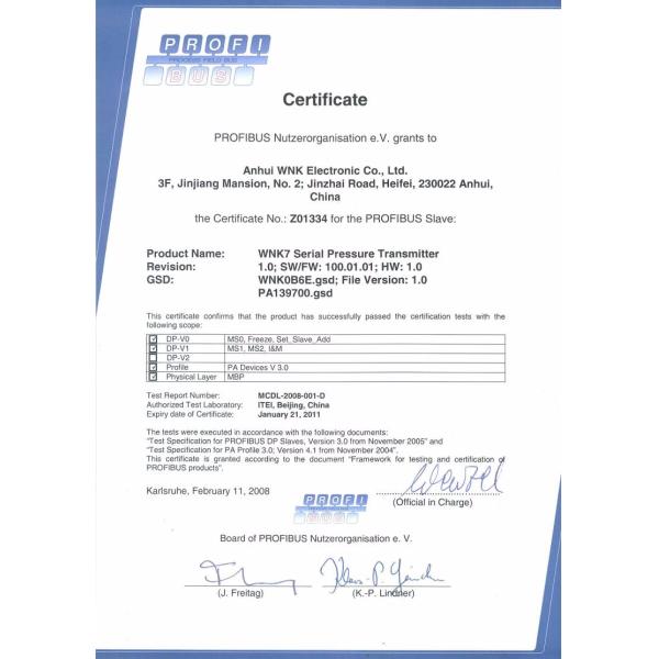 Px10 0.5-4.5V I2C Pressure Transducer For Liquid Gas And Steam