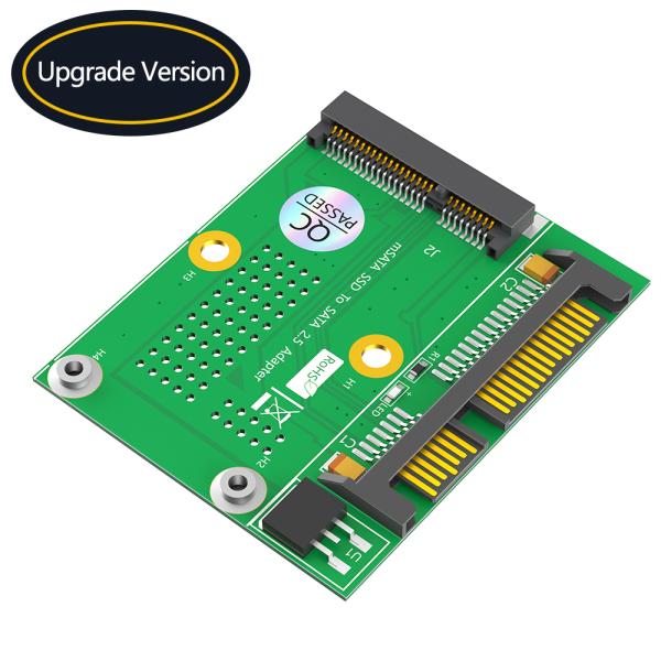 MSATA To SATA III 2.5-inch Adapter With 6Gbps Transmission Suitable For MSATA Full Height And Half Height SSD Expansion Cards