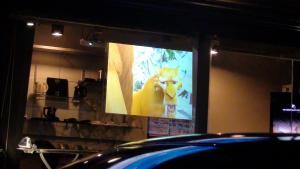 Quality 1.52*5m Customized Rear Projection Film / clear holographic film IN Window Advertising wholesale