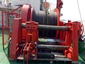 China Customized Offshore Marine Hydraulic Winch Horizontal on sale