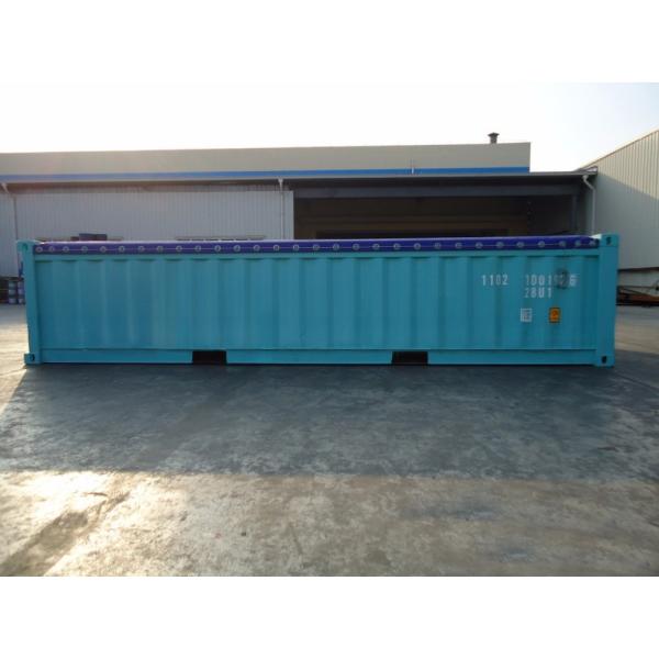 20ft Half Height Soft Open Top Container with Tarpaulin Roof Cover BV Certified High Capacity Bulk Ore Storage Solution