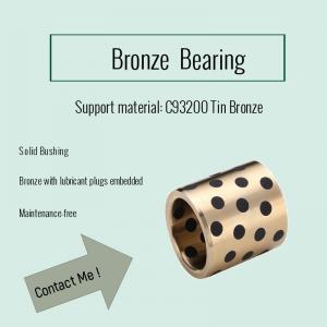 China CuAl10Ni C95500 Bronze Bearings One-Stop， graphite plugged, china supplier on sale