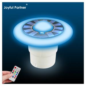 China Floating LED Solar Pool Light Waterproof Wireless And Colorful Lighting Solution For Swimming Pools on sale